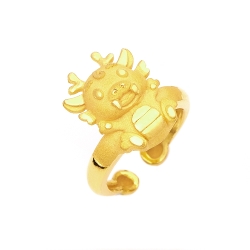 순금 아기 용 돌반지 3.75g